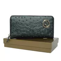 gucci donne portafoglio -5737-autruche-nero-cuir